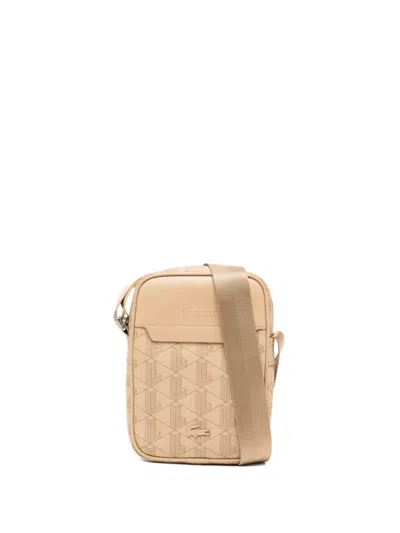 Lacoste The Blend Shoulder Bag In Neutral