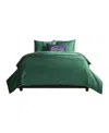 Lacoste Tiebreak Solid 3-pc. Comforter Set, Full/queen In Green