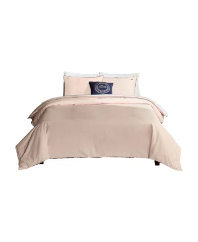 Lacoste Tiebreak Cotton 3-pc. Duvet Set, Full/queen In Pink