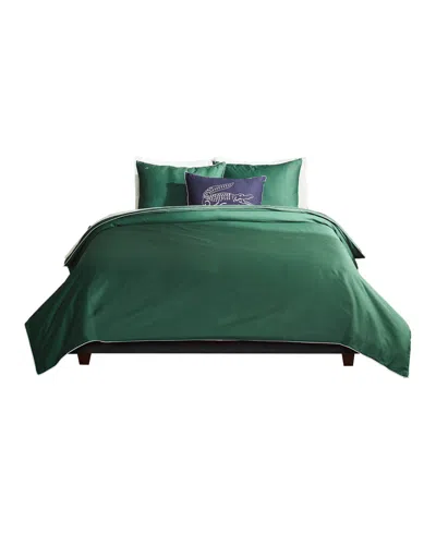 Lacoste Tiebreak Cotton 3-pc. Duvet Set, King In Green