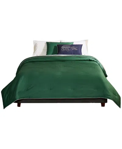 Lacoste Tiebreak Solid 2-pc. Comforter Set, Twin In Green