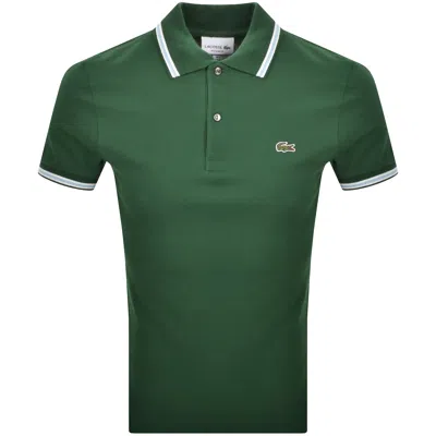 Lacoste Tipped Polo T Shirt Green