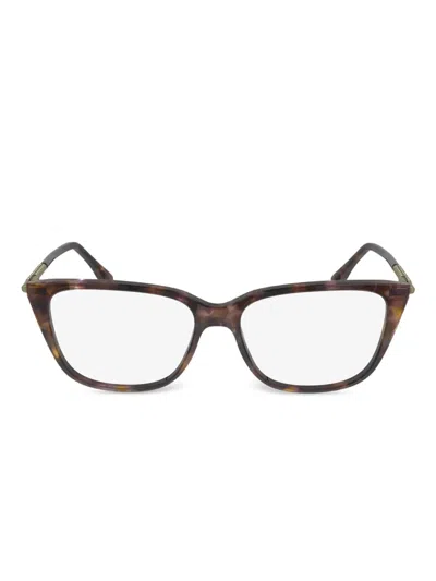 Lacoste Tortoiseshell-pattern Glasses In Brown