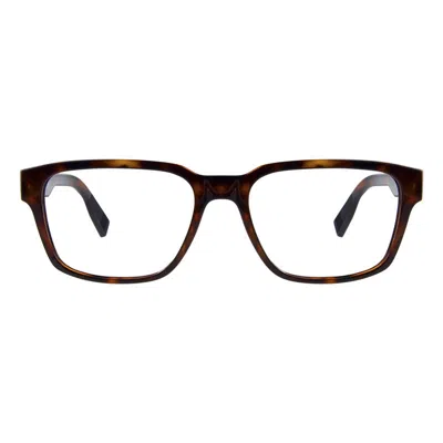 Lacoste Tortoiseshell Rectangle Full Rim Eyeglasses In Red