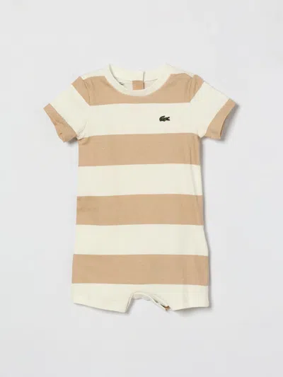 Lacoste Babies'  Tracksuit Kids Color Beige In Brown