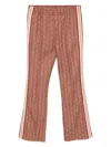 Lacoste Monogram Print Flared Trousers