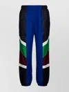 Lacoste Trousers In Color-block Design With Elastic Cuffs