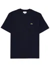 Lacoste T-shirt In Cotone In Black