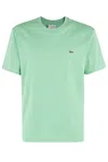 Lacoste Midweight Boxy Fit T-shirt In Green