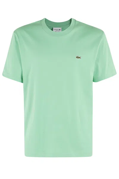 Lacoste Midweight Boxy Fit T-shirt In Green