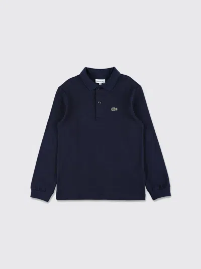 Lacoste T-shirt Kids Color Navy In Blue