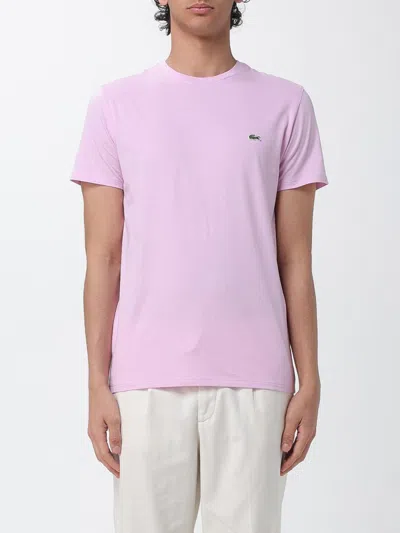 Lacoste T-shirt Men  In Pink