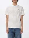 Lacoste T-shirt  Men Color Yellow In Neutral