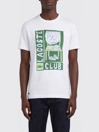 Lacoste T-shirt Men In White