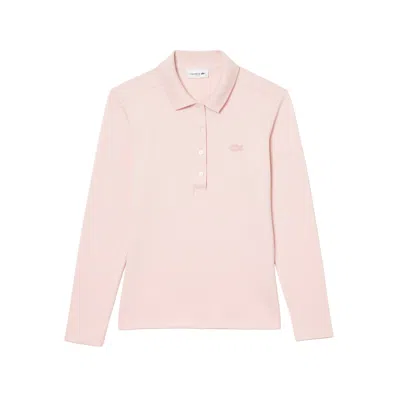 Lacoste T-shirts And Polos Pink In Purple