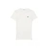 Lacoste Logo-patch Cotton T-shirt In White