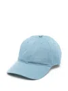 Lacoste Twill Cap In Blue