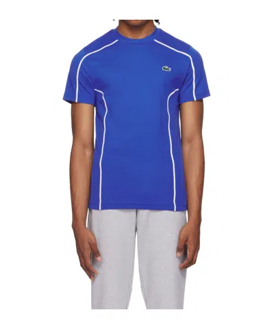 Lacoste Men's Ultra Dry Piqué Tennis T-shirt - 3xl - 8 In Blue