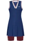 Lacoste Ultra Dry Tennis Dress And Removable Shorts - 36 In Blue