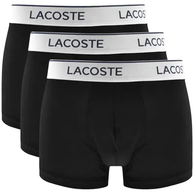Lacoste Underwear 3 Pack Boxer Black