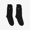 Lacoste Unisex 2-pack Long Socks - 3 - 5.5 In Black