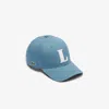 Lacoste Unisex 3d Embroidered Baseball Cap In Blue
