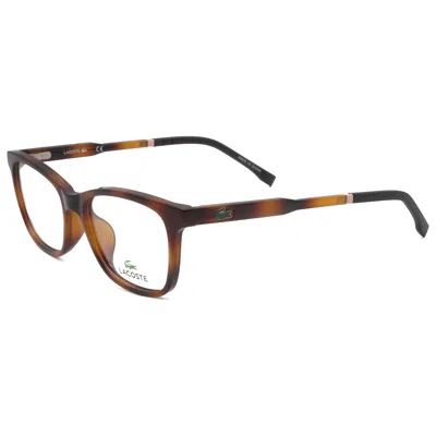 Lacoste Tortoiseshell-effect Square-frame Glasses In Brown