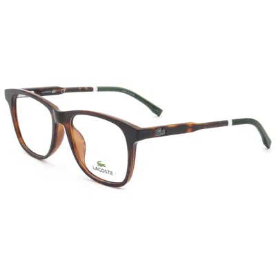 Lacoste Unisex 49mm Havana Opticals In Brown