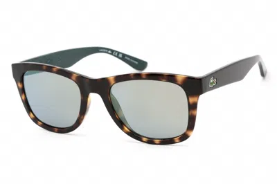 Lacoste Grey Square Unisex Sunglasses L789s 214 53 In Brown