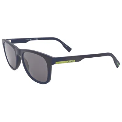 Lacoste Unisex 54mm Matte Blue Sunglasses In Black