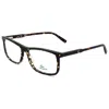 Lacoste Unisex 55mm Havana Military Green Opticals In Multi