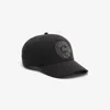 Lacoste Unisex Adjustable Water-repellent Cap - One Size In Black