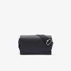 Lacoste Unisex Chantaco Leather Flap Close Reporter Bag - One Size In Black