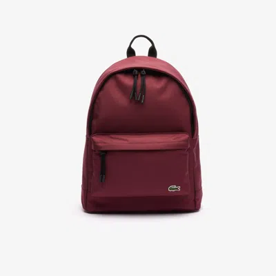 Lacoste Unisex Computer Compartment Backpack - One Size In Red