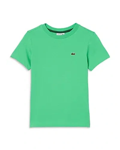 Lacoste Unisex Cotton Logo Tee - Little Kid, Big Kid In Green