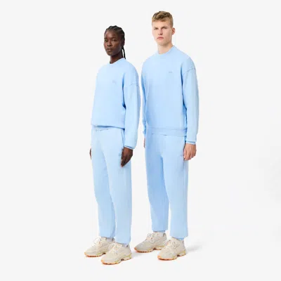 Lacoste Unisex Cotton Sweatpants In Blue
