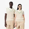 Lacoste Unisex Crochet Effect Sweater Vest