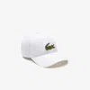 LACOSTE UNISEX CROCODILE BADGE COTTON TWILL CAP - ONE SIZE