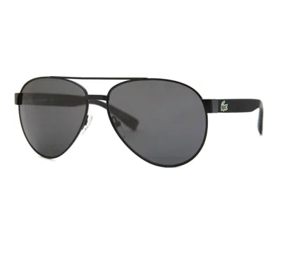 Lacoste Unisex L185s Sunglasses In Matte Black / Grey In Multi