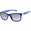 Lacoste Unisex L662s Sunglasses In Blue / Smoke