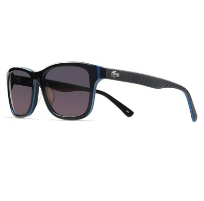 Lacoste Unisex L683s Sunglasses In Black / Blue / Purple In Multi