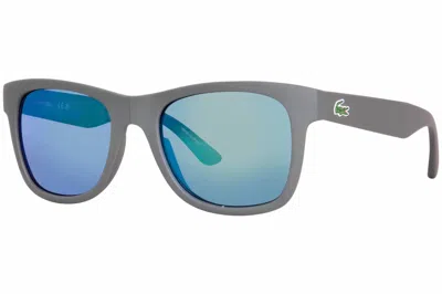 Lacoste Unisex L778s Sunglasses In Matte Grey/blue