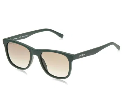 Lacoste Unisex L929se Sunglasses In Matte Green/grey