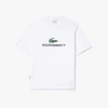 LACOSTE UNISEX LACOSTE X HIGHSNOBIETY THICK JERSEY T-SHIRT - M