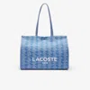 Lacoste Unisex Large Heritage Tote - One Size In Blue