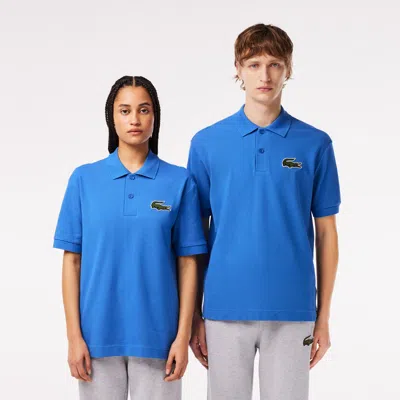 Lacoste Unisex Loose Fit L.12.12 Piqué Polo - Xxs In Blue