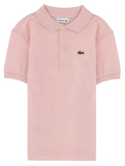 Lacoste Unisex Mini Polo With Logo In Pink