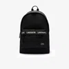 Lacoste Unisex Neocroc Logo Backpack - One Size In Black