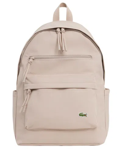 Lacoste Unisex Neocroc Logo Detail Backpack In Black