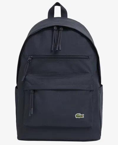 Lacoste Unisex Neocroc Logo Detail Backpack In Blue